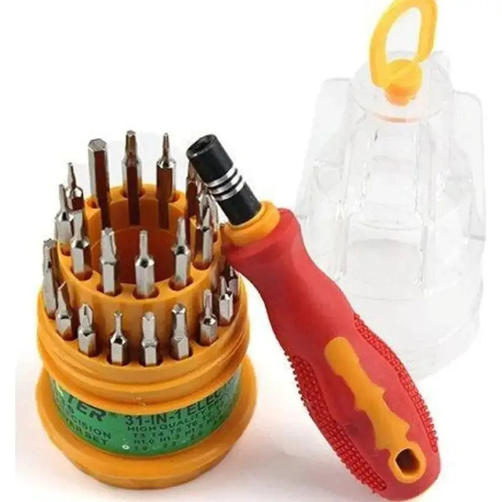 Screwdriver Set, Steel 31 in 1 with 30 Screwdriver Bits, Professional Magnetic D