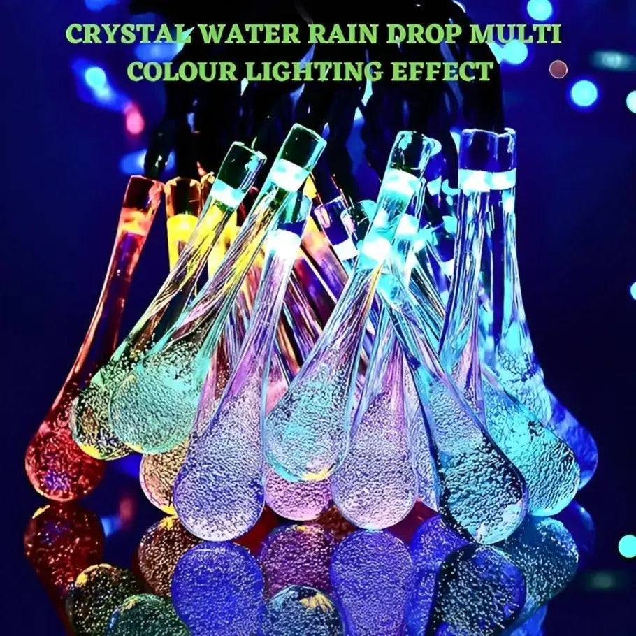 Big Long Crystal LED String Light 20 Lamps 4M – Multi Color Decorative Lighting