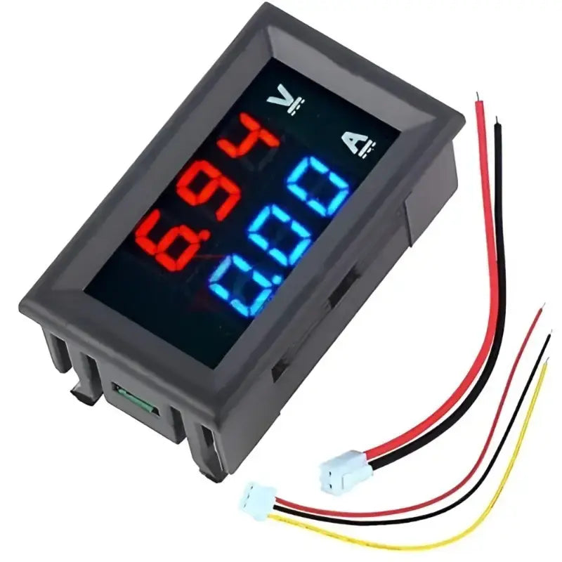 HIGH QUALITY Voltmeter (0-100V) & Ammeter (10A); Voltage & Current LED Display LED Module Electronic Hobby Kit