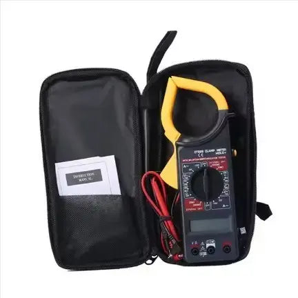 DT266 Digital Clamp Meter Multimeter – AC/DC Voltage, Current & Resistance Measurement (2000 Counts, LED Display)