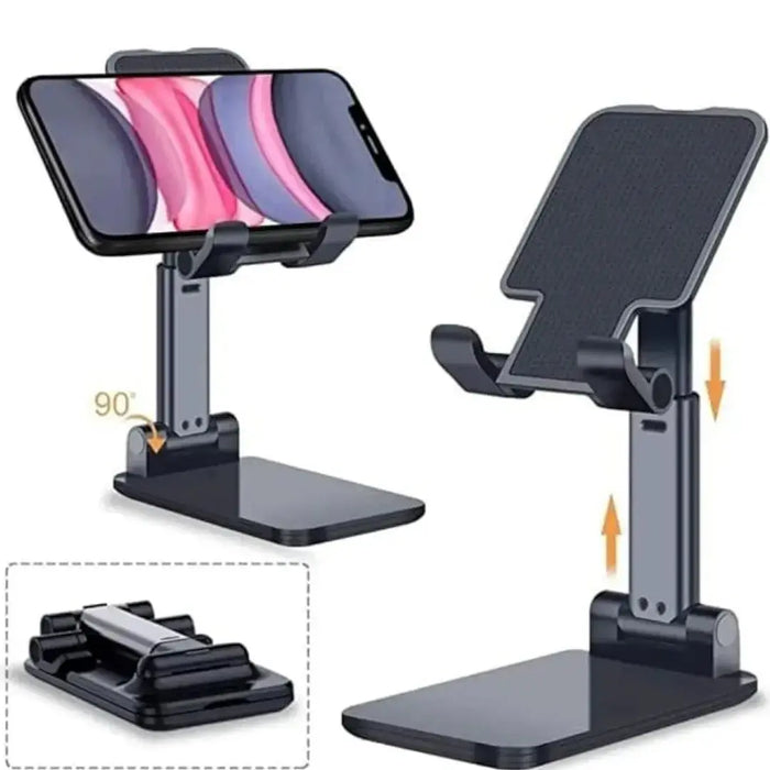 Lightweight & Portable Aluminum Phone/iPad Stand | Adjustable Height & Universal Compatibility