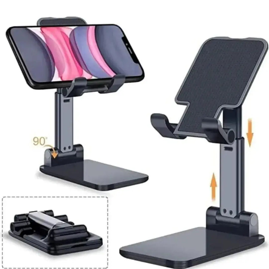 Lightweight & Portable Aluminum Phone/iPad Stand | Adjustable Height & Universal Compatibility