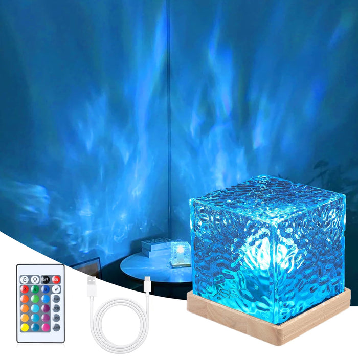 Luxury Gold Base LED Acrylic Table Lamp | Touch Sensor Cordless Bedside Night Light for Living Room & Decor