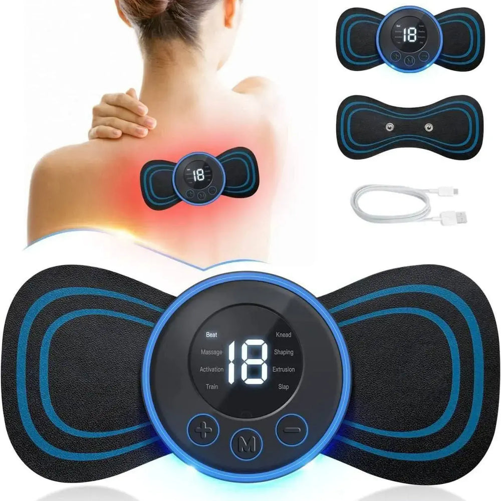 Wireless Portable Neck Massager, Rechargeable, Pain Relief for Shoulder, Massage
