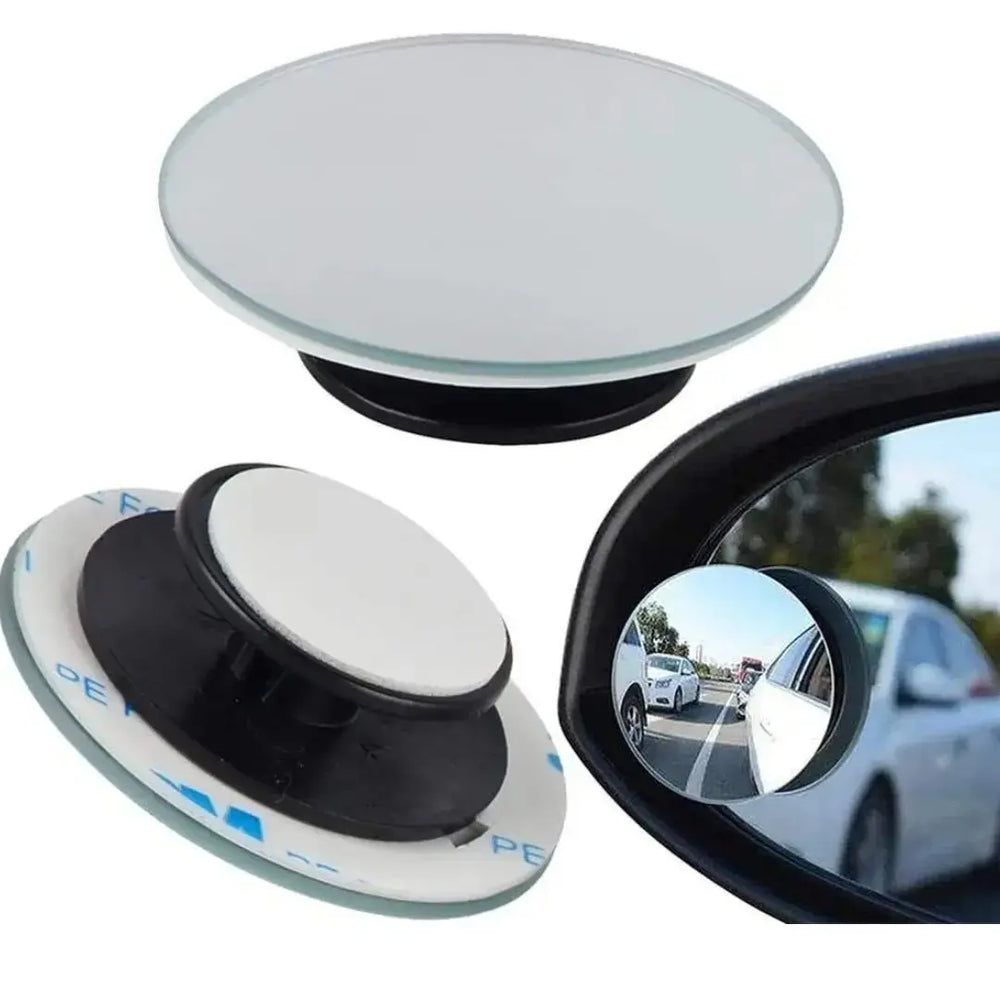 Blind Spot Mirror, 2" Round HD Glass Blind Spot Round Wide Angle Adjustable 360°