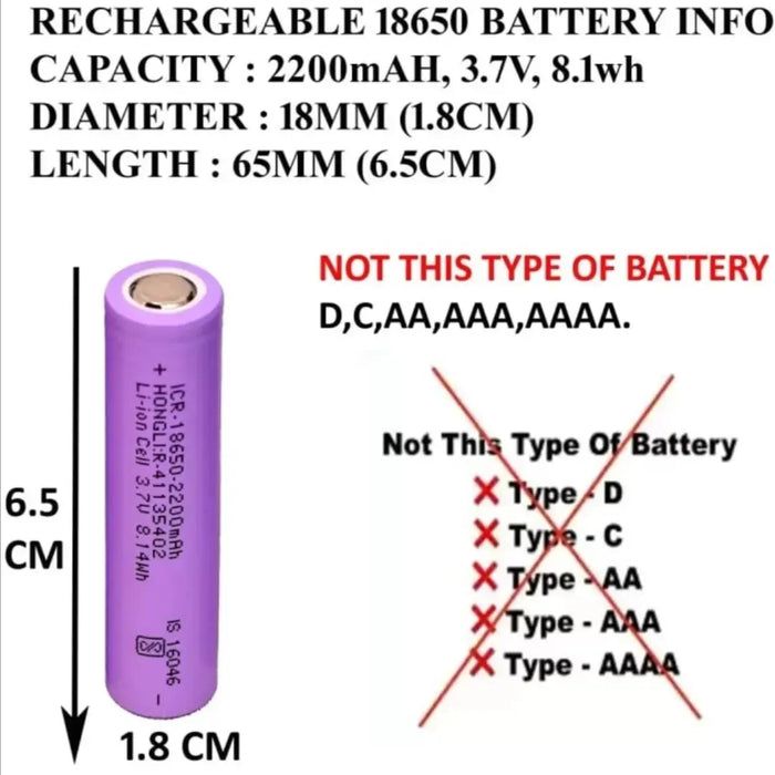 18650 Lithium Ion Battery