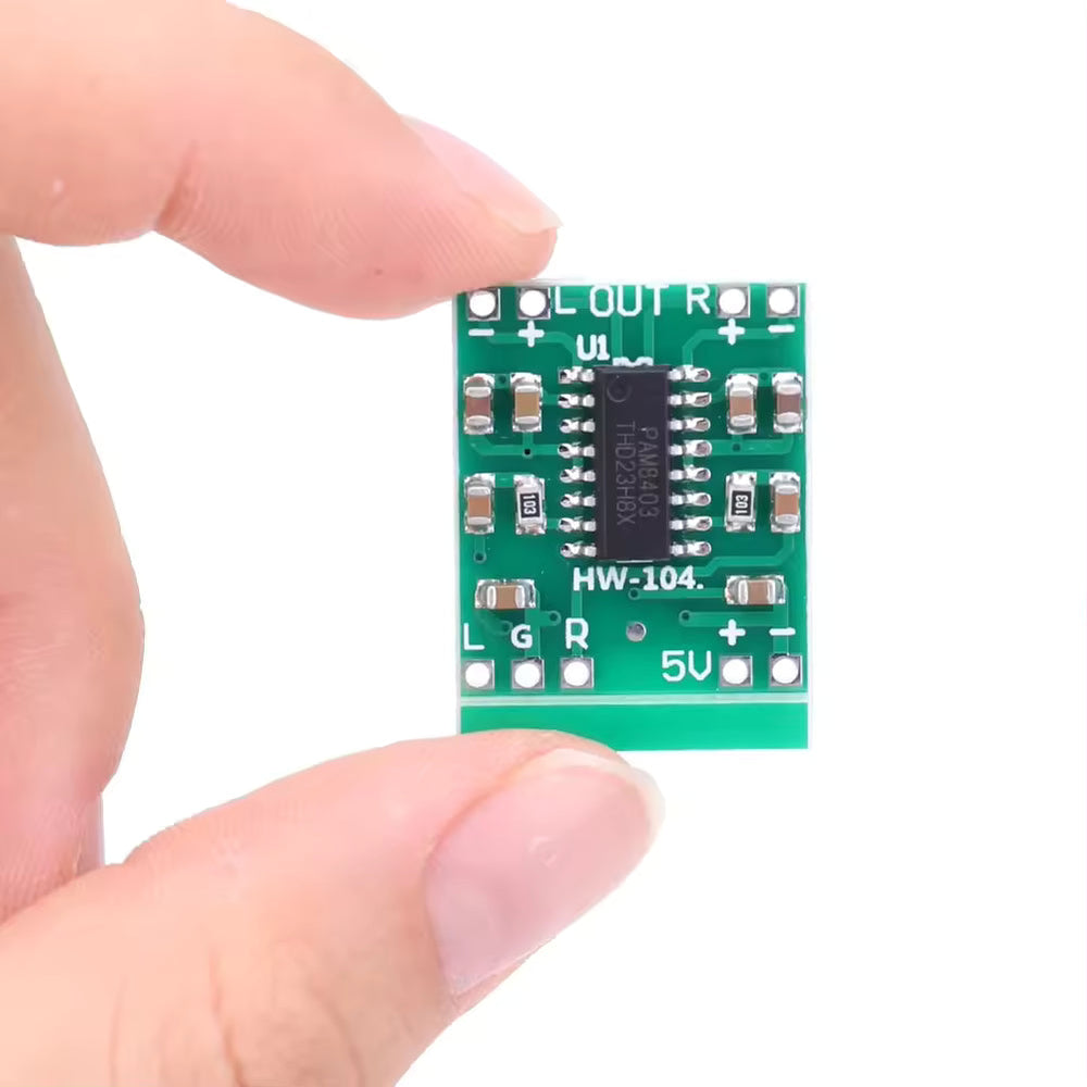 PAM8403 5V 3W+3W Mini Class-D Stereo Audio Amplifier Board