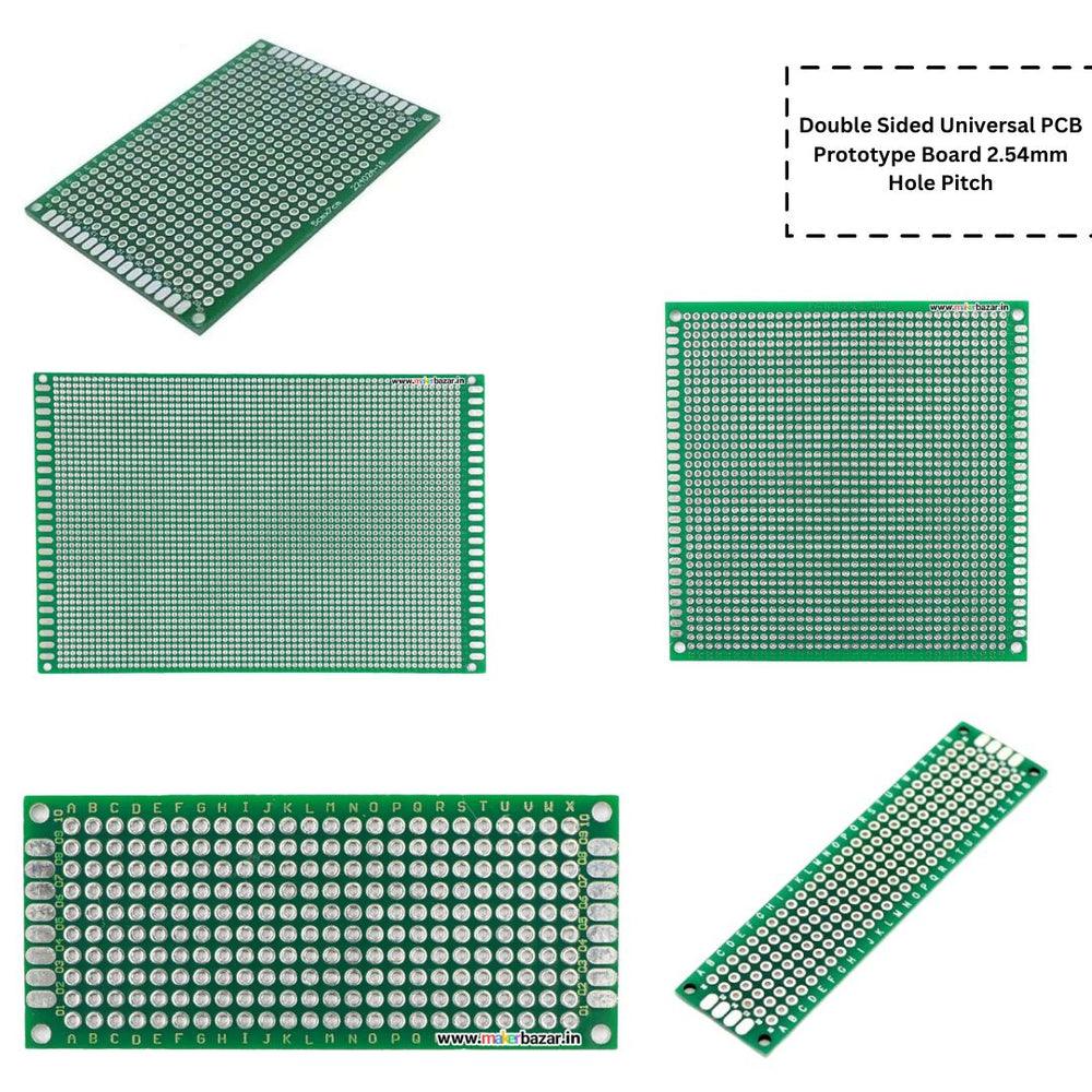 Universal Double-Sided PCB Prototype Board 2.54mm Hole Pitch