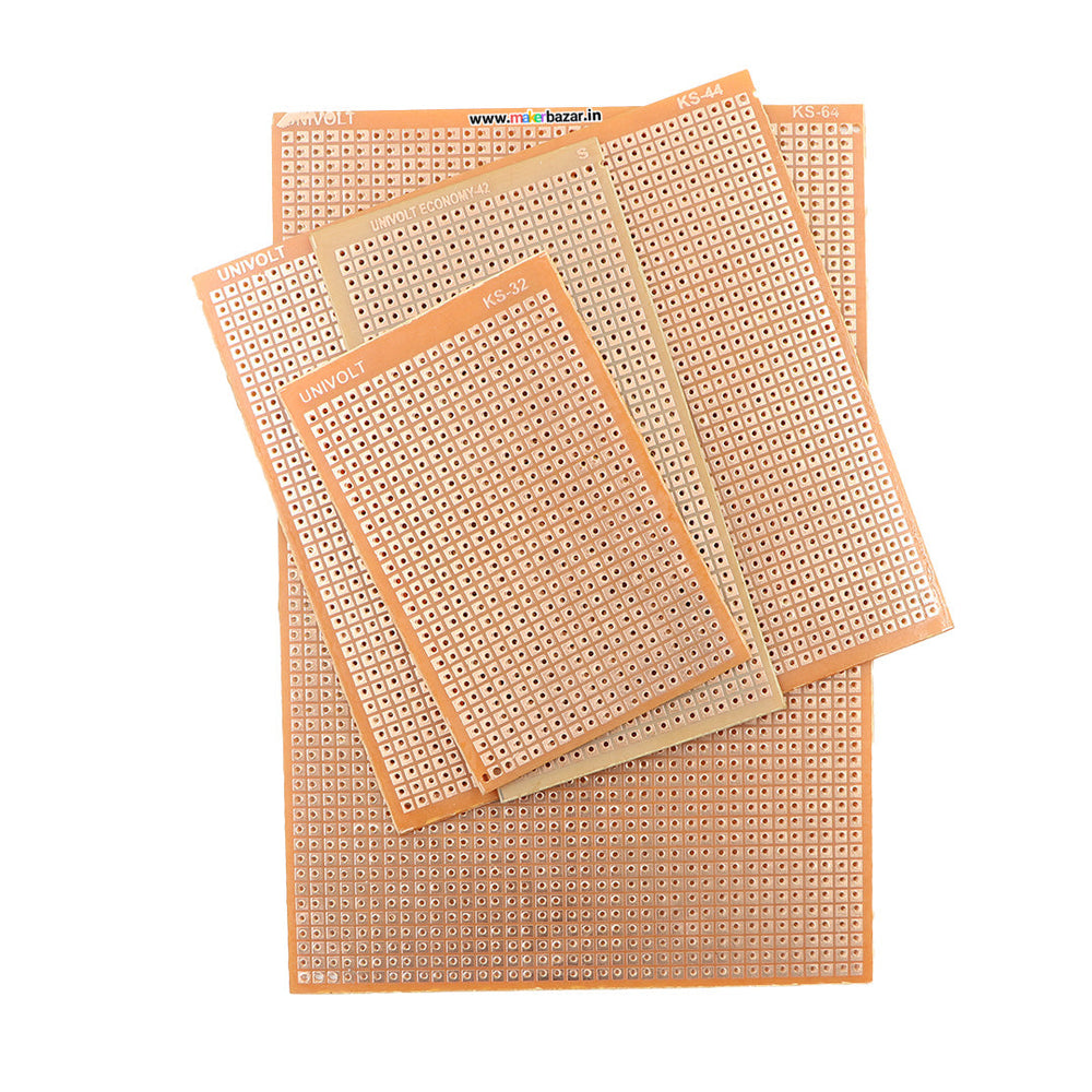Univolt Copper Perforated Vero Board PCB for DIY Prototyping