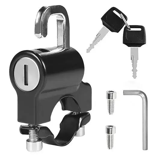 See Ever Universal Bike Helmet Lock – Aluminum Alloy Anti-Theft Lock with 2 Keys for Motorcycles & Scooters