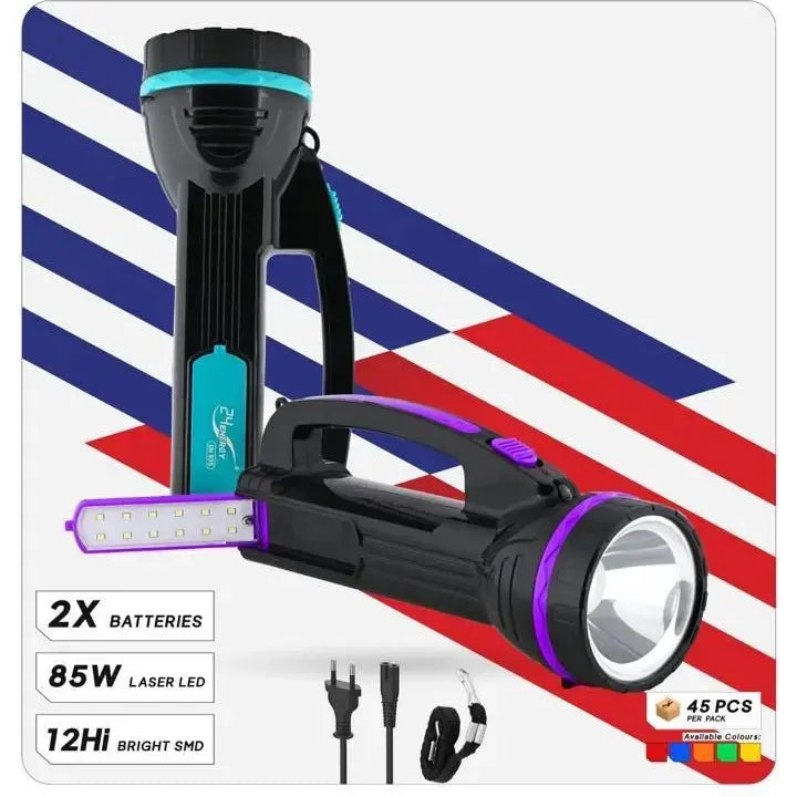 2-in-1 Rechargeable Torch & LED Desk Lamp