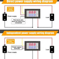 HIGH QUALITY Voltmeter (0-100V) & Ammeter (10A); Voltage & Current LED Display LED Module Electronic Hobby Kit