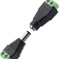 5 Pairs DC Power Jack Plug Adapter Connector (Male + Female, 2.1 x 5.5mm, 3V–24V, 5A Max)