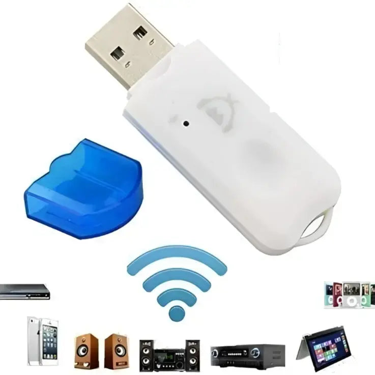 USB Wireless Dongle – Bluetooth Audio Receiver Adapter for Home Theater, Speaker & More (Pack of 1)