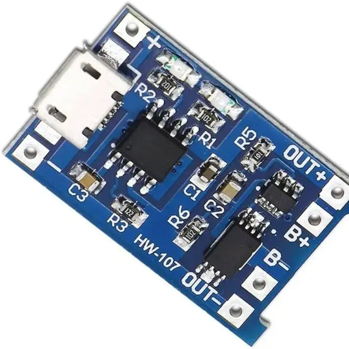 Electronic Spices r Module TP 4056 Micro USB Lithium Battery Charging Converter with Overcharge Discharge Over-Current P