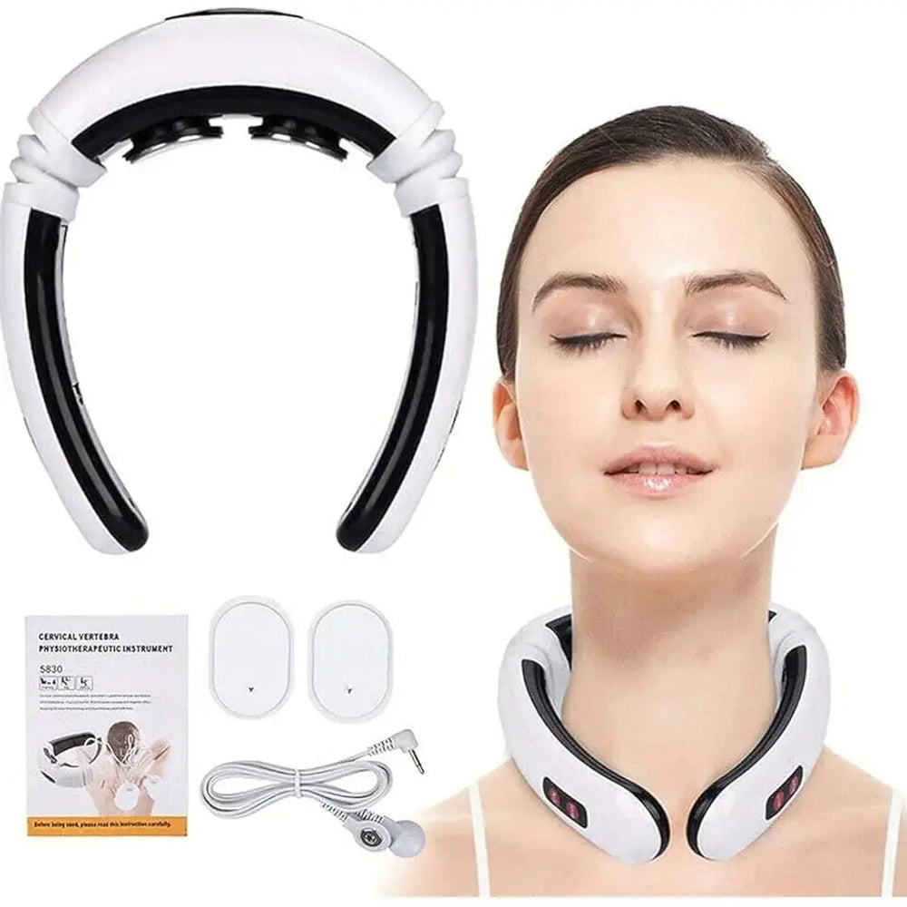 Medil Electric Neck Massager For Deep Tissue Pain Relief Cervical Vertebra Massage