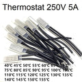 NC Normally Closed Metal Temperature Control Switch Thermostat