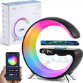 Smart G-Lamp with Bluetooth Speaker | Mood Light, App Control, Alarm Clock & Wireless Charging