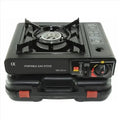Portable Butane Camping Stove | Push-Button Starter, Temperature Control, Automatic Ignition Gas Burner