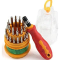 Screwdriver Set, Steel 31 in 1 with 30 Screwdriver Bits, Professional Magnetic D