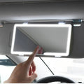 Car Vanity Mirror LED Car Visor Vanity Mirror – Rechargeable Car Makeup Mirror