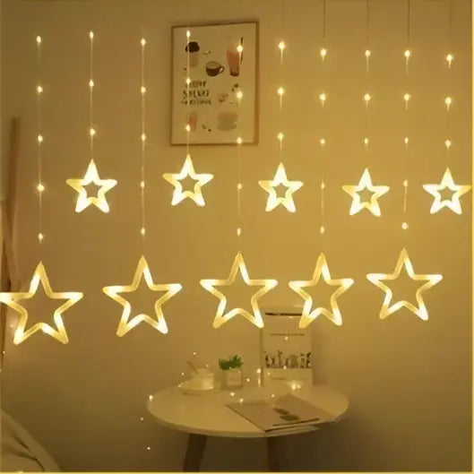 Neon Star Light 5+5 Design – Warm White & Multi Color LED Decorative Box Pack