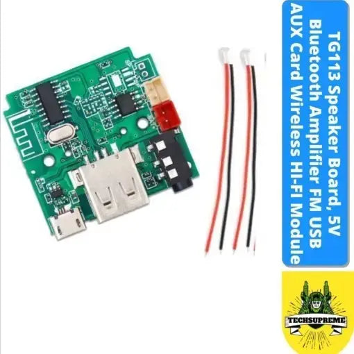 TG113 Speaker Board with connector , 5V Bluetooth Amplifier