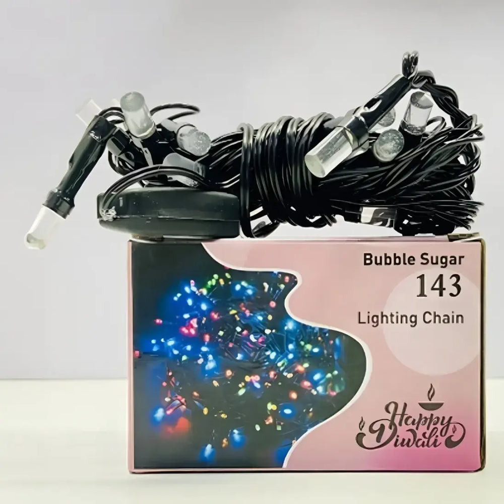 Bubble Sugar LED String Light 66 Lamps 16M – 8MM RGRB Multi Color Decoration Lights