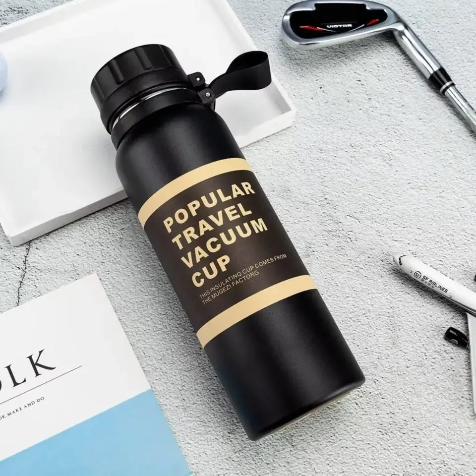 Portable Sports Water Bottle Double Wall Vacuum Cup Insulated Flask Large Capacity Leak-Proof Unbreakable BPA Free product image 1