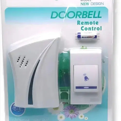 Wireless Doorbell with LED Flash, 32 Chimes & Remote Control – Weatherproof, Easy Installation