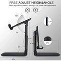 Lightweight & Portable Aluminum Phone/iPad Stand | Adjustable Height & Universal Compatibility