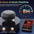 Large Suction Cup Waterproof Bluetooth Speaker with LED Light | Portable Wireless Shower Speaker | Bass Sound