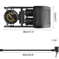 Air Foot Pump Double Cylinder High Pressure 160 PSI Aluminum Body Air Foot Pump