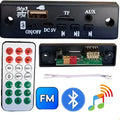 Bluetooth MP3 Module FM Radio USB/TF/AUX Remote Control & 2 Connector Wires