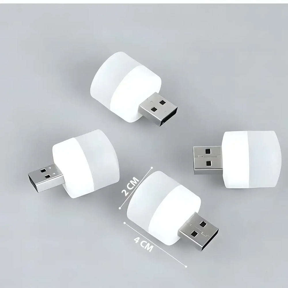 Mini USB LED Light | Plug-in Night Bulb for Laptop, PC & Power Bank | Portable USB Night Light (Pack of 10)