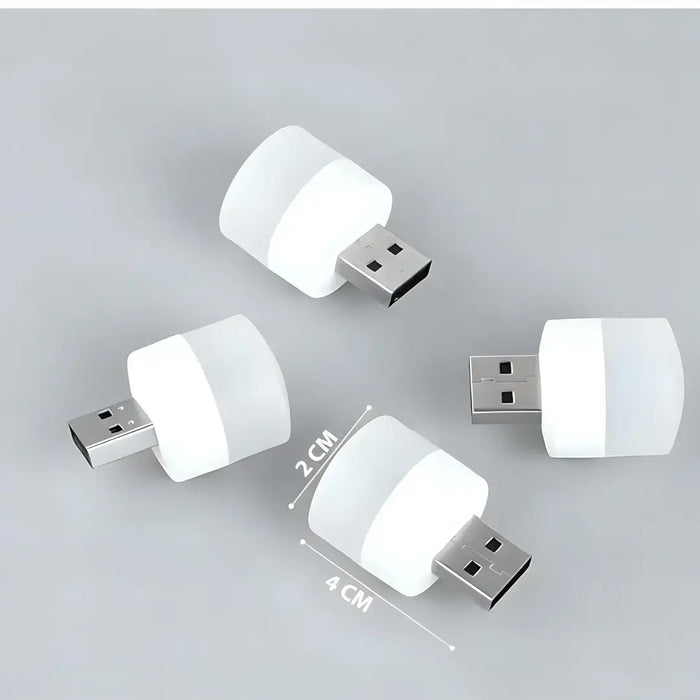 Mini USB LED Light | Plug-in Night Bulb for Laptop, PC & Power Bank | Portable USB Night Light (Pack of 10)