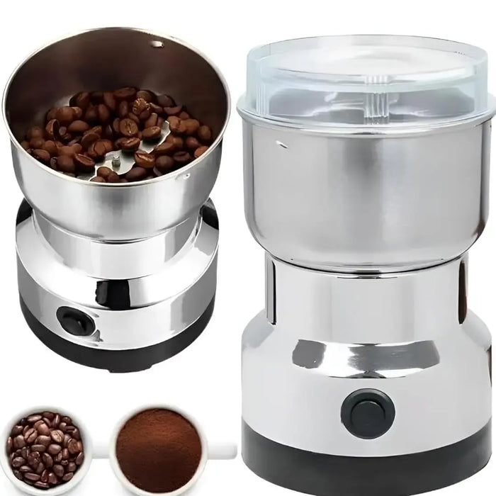 Stainless Steel Multifunctional Grinder | Portable Electric Coffee, Spice & Herb Grinding Machine 200W, 70g