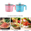 Electric Cooking Pot 1.5L – Mini Multi-Purpose Cooker & Steamer, Stainless Steel Hot Pot for Soup & Noodles