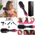 One Step Hair Dryer & Volumizer | 3-in-1 Hot Air Brush with Ionic Technology, 1000W Styling & Straightening Comb