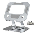 Desktop 360° Rotating Base Metal Stand Holder – Foldable & Compatible with iPad, Tablets, Mobiles, E-Readers