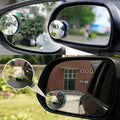 Blind Spot Mirror, 2" Round HD Glass Blind Spot Round Wide Angle Adjustable 360°