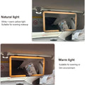 Car Vanity Mirror LED Car Visor Vanity Mirror – Rechargeable Car Makeup Mirror
