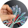 WS2811 LED Pixel Light String | 20Ft | 50 LEDs | IP68 Waterproof | DIY Decoration & Lighting Effects (Pack of 1)