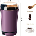 Electric Coffee Grinder | Portable 60g Bean & Spice Grinder with Stainless Steel Blades, One-Touch & Easy Clean