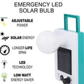 12 LED Solar Bulb