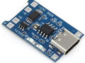 TP4056 1A Li-ion lithium Battery Charging Module With Current Protection - Type C Micro Controller Board