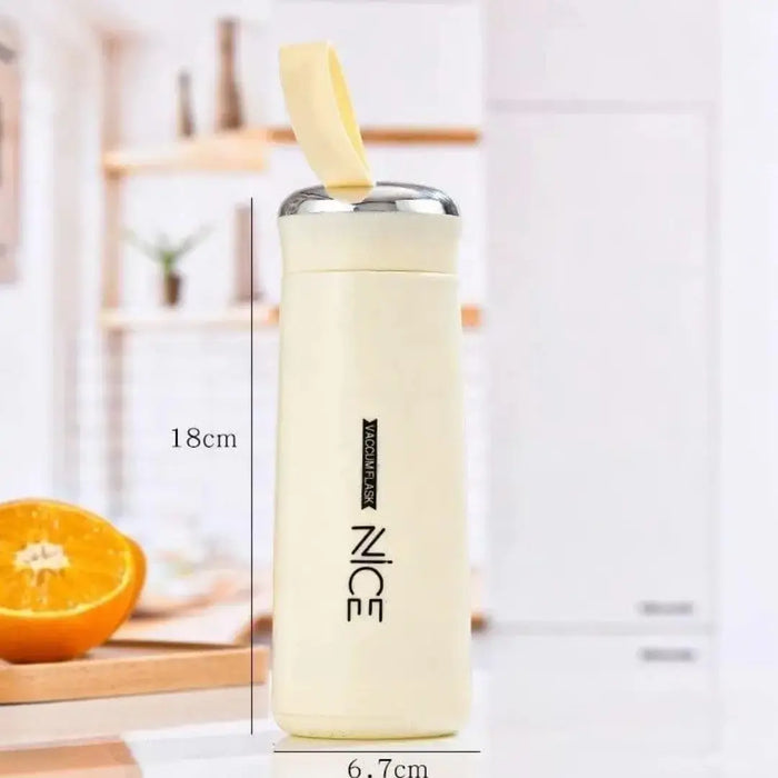 Vacuum Flask Glass Water Bottle/Hot and Cold Mini Water Bottle for School/College