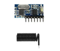 QIACHIP Wireless 433Mhz RF Module Receiver Remote Control Built-in Learning Code 1527