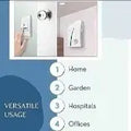 Wireless Doorbell with LED Flash, 32 Chimes & Remote Control – Weatherproof, Easy Installation