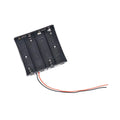 1PCS 18650 3.7V BATTERY 4 SLOTS BATTERY HOLDER BOX WITH WIRE LEADS